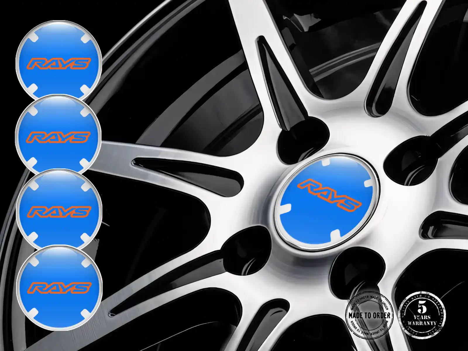 Rays Silikonaufkleber Edition Individuelle Radlabels
